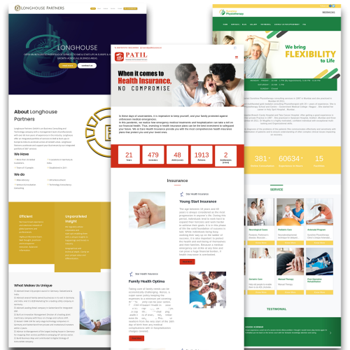 Attractive, Theme based Hosted website