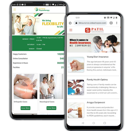 iOS & Android friendly Responsive Websites